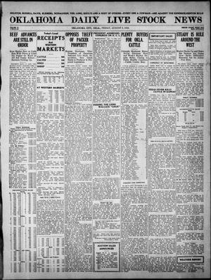 Oklahoma Daily Live Stock News (Oklahoma City, Okla.), Vol. 10, No. 98, Ed. 1 Friday, August 8, 1919