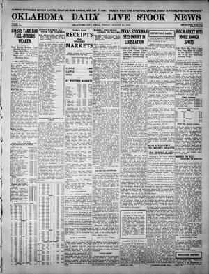 Oklahoma Daily Live Stock News (Oklahoma City, Okla.), Vol. 10, No. 104, Ed. 1 Friday, August 15, 1919
