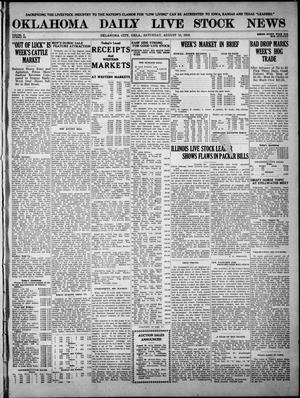 Oklahoma Daily Live Stock News (Oklahoma City, Okla.), Vol. 10, No. 105, Ed. 1 Saturday, August 16, 1919