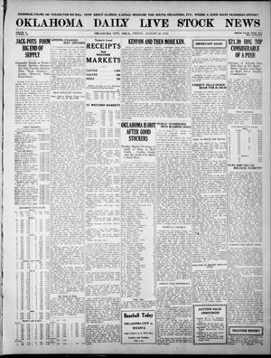 Oklahoma Daily Live Stock News (Oklahoma City, Okla.), Vol. 10, No. 110, Ed. 1 Friday, August 22, 1919