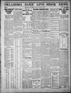 Oklahoma Daily Live Stock News (Oklahoma City, Okla.), Vol. 10, No. 112, Ed. 1 Monday, August 25, 1919