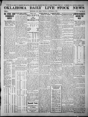 Oklahoma Daily Live Stock News (Oklahoma City, Okla.), Vol. 10, No. 121, Ed. 1 Thursday, September 4, 1919
