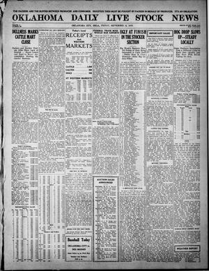 Oklahoma Daily Live Stock News (Oklahoma City, Okla.), Vol. 10, No. 128, Ed. 1 Friday, September 12, 1919