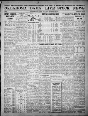 Oklahoma Daily Live Stock News (Oklahoma City, Okla.), Vol. 10, No. 135, Ed. 1 Saturday, September 20, 1919