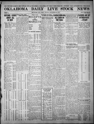 Oklahoma Daily Live Stock News (Oklahoma City, Okla.), Vol. 10, No. 136, Ed. 1 Monday, September 22, 1919