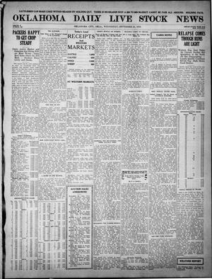 Oklahoma Daily Live Stock News (Oklahoma City, Okla.), Vol. 10, No. 138, Ed. 1 Wednesday, September 24, 1919