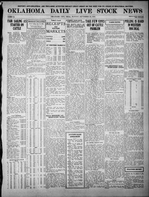 Oklahoma Daily Live Stock News (Oklahoma City, Okla.), Vol. 10, No. 142, Ed. 1 Monday, September 29, 1919