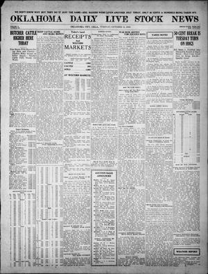 Oklahoma Daily Live Stock News (Oklahoma City, Okla.), Vol. 10, No. 155, Ed. 1 Tuesday, October 14, 1919