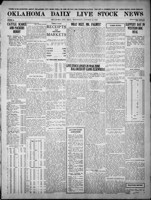 Oklahoma Daily Live Stock News (Oklahoma City, Okla.), Vol. 10, No. 156, Ed. 1 Wednesday, October 15, 1919