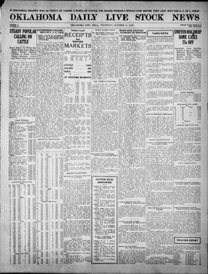Oklahoma Daily Live Stock News (Oklahoma City, Okla.), Vol. 10, No. 157, Ed. 1 Thursday, October 16, 1919