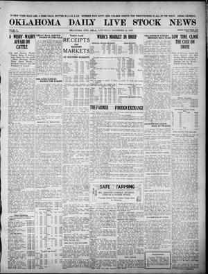Oklahoma Daily Live Stock News (Oklahoma City, Okla.), Vol. 10, No. 189, Ed. 1 Saturday, November 22, 1919