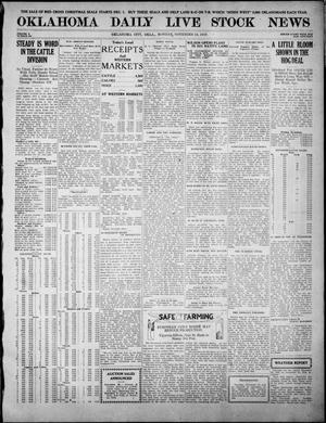 Oklahoma Daily Live Stock News (Oklahoma City, Okla.), Vol. 10, No. 190, Ed. 1 Monday, November 24, 1919