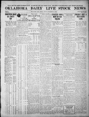 Oklahoma Daily Live Stock News (Oklahoma City, Okla.), Vol. 10, No. 193, Ed. 1 Friday, November 28, 1919