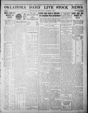 Oklahoma Daily Live Stock News (Oklahoma City, Okla.), Vol. 10, No. 211, Ed. 1 Friday, December 19, 1919