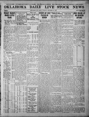 Oklahoma Daily Live Stock News (Oklahoma City, Okla.), Vol. 10, No. 219, Ed. 1 Tuesday, December 30, 1919