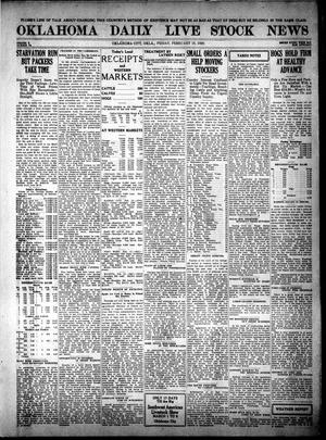 Oklahoma Daily Live Stock News (Oklahoma City, Okla.), Vol. 10, No. 185, Ed. 1 Friday, February 13, 1920