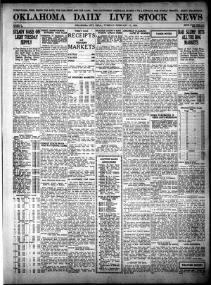Oklahoma Daily Live Stock News (Oklahoma City, Okla.), Vol. 10, No. 188, Ed. 1 Tuesday, February 17, 1920