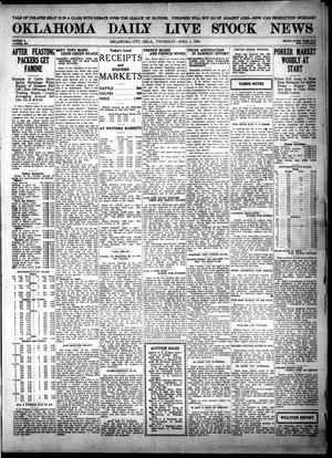 Oklahoma Daily Live Stock News (Oklahoma City, Okla.), Vol. 10, No. 226, Ed. 1 Thursday, April 1, 1920