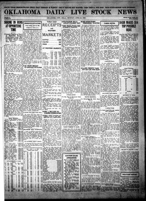 Oklahoma Daily Live Stock News (Oklahoma City, Okla.), Vol. 10, No. 247, Ed. 1 Monday, April 26, 1920