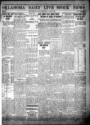 Oklahoma Daily Live Stock News (Oklahoma City, Okla.), Vol. 10, No. 249, Ed. 1 Wednesday, April 28, 1920