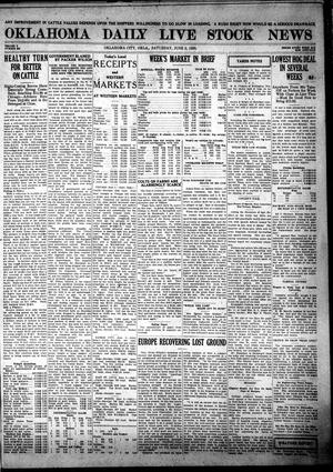 Oklahoma Daily Live Stock News (Oklahoma City, Okla.), Vol. 10, No. 282, Ed. 1 Saturday, June 5, 1920