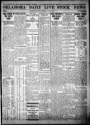 Oklahoma Daily Live Stock News (Oklahoma City, Okla.), Vol. 10, No. 296, Ed. 1 Tuesday, June 22, 1920