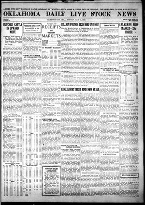Oklahoma Daily Live Stock News (Oklahoma City, Okla.), Vol. 10, No. 318, Ed. 1 Monday, July 19, 1920