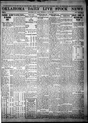 Oklahoma Daily Live Stock News (Oklahoma City, Okla.), Vol. 10, No. 326, Ed. 1 Wednesday, July 28, 1920