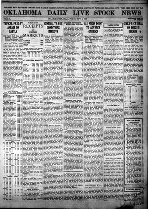 Oklahoma Daily Live Stock News (Oklahoma City, Okla.), Vol. 11, No. 16, Ed. 1 Friday, September 3, 1920
