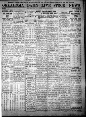 Oklahoma Daily Live Stock News (Oklahoma City, Okla.), Vol. 11, No. 31, Ed. 1 Tuesday, September 21, 1920