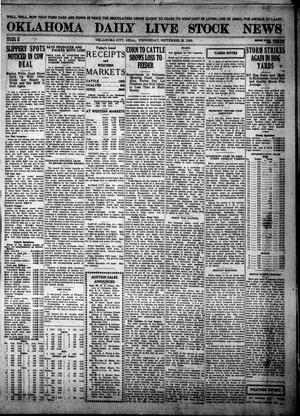 Oklahoma Daily Live Stock News (Oklahoma City, Okla.), Vol. 11, No. 32, Ed. 1 Wednesday, September 22, 1920