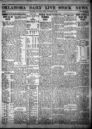 Oklahoma Daily Live Stock News (Oklahoma City, Okla.), Vol. 11, No. 34, Ed. 1 Friday, September 24, 1920