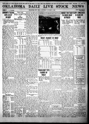 Oklahoma Daily Live Stock News (Oklahoma City, Okla.), Vol. 11, No. 47, Ed. 1 Saturday, October 9, 1920