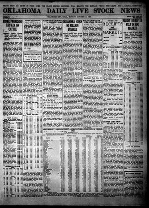 Oklahoma Daily Live Stock News (Oklahoma City, Okla.), Vol. 11, No. 48, Ed. 1 Monday, October 11, 1920