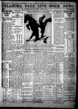 Oklahoma Daily Live Stock News (Oklahoma City, Okla.), Vol. 11, No. 52, Ed. 1 Friday, October 15, 1920