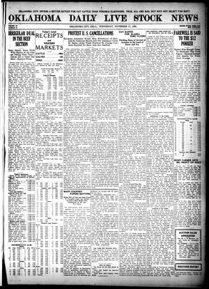 Oklahoma Daily Live Stock News (Oklahoma City, Okla.), Vol. 11, No. 80, Ed. 1 Wednesday, November 17, 1920