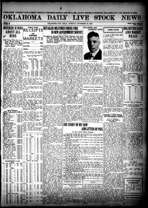 Oklahoma Daily Live Stock News (Oklahoma City, Okla.), Vol. 11, No. 90, Ed. 1 Tuesday, November 30, 1920