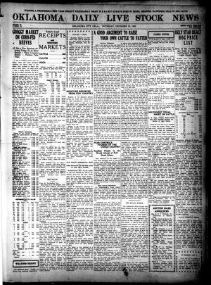 Oklahoma Daily Live Stock News (Oklahoma City, Okla.), Vol. 11, No. 115, Ed. 1 Thursday, December 30, 1920