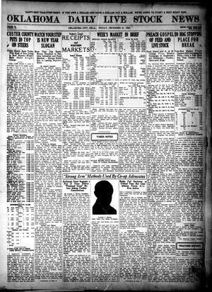 Oklahoma Daily Live Stock News (Oklahoma City, Okla.), Vol. 11, No. 116, Ed. 1 Friday, December 31, 1920
