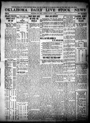 Oklahoma Daily Live Stock News (Oklahoma City, Okla.), Vol. 11, No. 129, Ed. 1 Monday, January 17, 1921