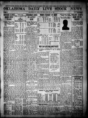 Oklahoma Daily Live Stock News (Oklahoma City, Okla.), Vol. 11, No. 134, Ed. 1 Saturday, January 22, 1921