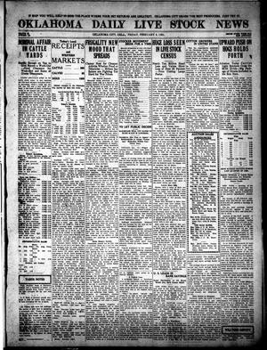 Primary view of object titled 'Oklahoma Daily Live Stock News (Oklahoma City, Okla.), Vol. 11, No. 145, Ed. 1 Friday, February 4, 1921'.