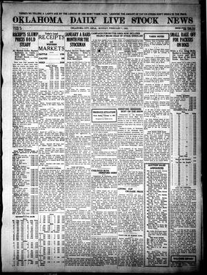 Oklahoma Daily Live Stock News (Oklahoma City, Okla.), Vol. 11, No. 147, Ed. 1 Monday, February 7, 1921
