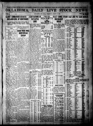 Oklahoma Daily Live Stock News (Oklahoma City, Okla.), Vol. 11, No. 180, Ed. 1 Thursday, March 17, 1921