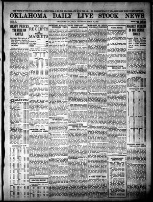 Oklahoma Daily Live Stock News (Oklahoma City, Okla.), Vol. 11, No. 186, Ed. 1 Thursday, March 24, 1921