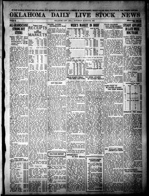 Oklahoma Daily Live Stock News (Oklahoma City, Okla.), Vol. 11, No. 188, Ed. 1 Saturday, March 26, 1921