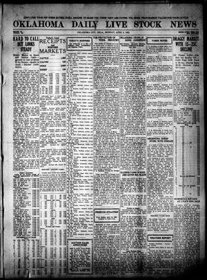 Oklahoma Daily Live Stock News (Oklahoma City, Okla.), Vol. 11, No. 195, Ed. 1 Monday, April 4, 1921