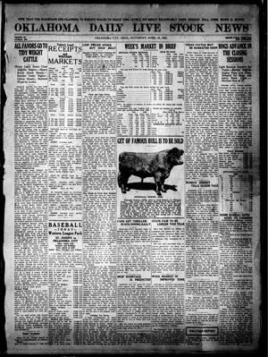 Oklahoma Daily Live Stock News (Oklahoma City, Okla.), Vol. 11, No. 206, Ed. 1 Saturday, April 16, 1921
