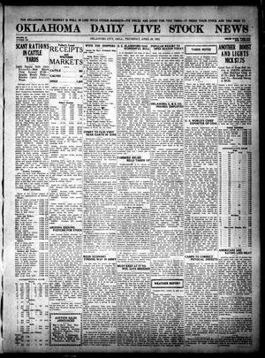Oklahoma Daily Live Stock News (Oklahoma City, Okla.), Vol. 11, No. 216, Ed. 1 Thursday, April 28, 1921
