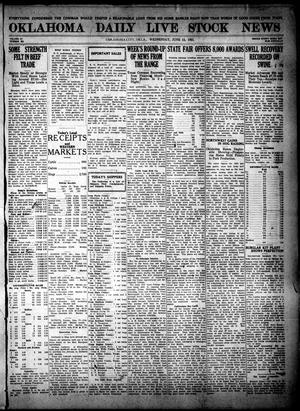 Oklahoma Daily Live Stock News (Oklahoma City, Okla.), Vol. 11, No. 255, Ed. 1 Wednesday, June 15, 1921
